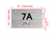 APT# 7A SILVER Hpd Sign