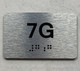 APT# 7G SILVER Compliance Sign