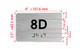APT# 8D SILVER Hpd Sign