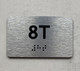 APT# 8T SILVER Ada Sign