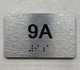 APT# 9A SILVER Compliance Sign