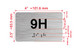 APT# 9H SILVER Hpd Sign