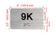 APT# 9K SILVER Hpd Sign