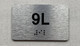 APT# 9L SILVER Compliance Sign
