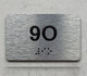 APT# 9O SILVER Ada Sign
