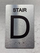 STAIR D Ada Sign