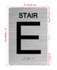 STAIR E Hpd Sign