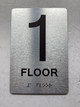 1 FLOOR Safety Sign