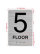 5 FLOOR Hpd Sign