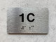 APT# 1C Safety Sign