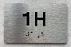 APT# 1H Safety Sign
