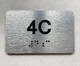 APT# 4C Ada Sign
