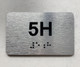 APT# 5H Safety Sign