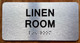 Linen Room Ada Sign