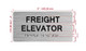 The Freight Elevator Hpd Sign