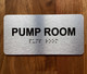 The Pump Room Compliance Sign