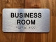 The Business Room Ada Sign