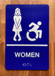 Women Accessible Ada Sign