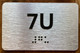 Apartment Number 7U Ada Sign
