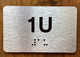 Apartment Number 1U Ada Sign
