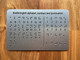 ADA Braille English Alphabet, Number And Punctuation Safety Sign