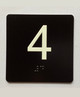 Elevator 4 Sign Elevator Jamb Plate Compliance Sign
