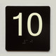 Elevator 10 Sign Elevator Jamb Plate Compliance Sign