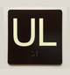 UL Sign with Raised Letters Compliance Sign