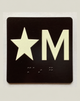 Star M Sign with Raised Letters Hpd Sign