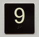 9 Sign with Raised Letters Compliance Sign