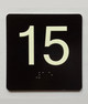 15 Sign with Raised Letters Safety Sign