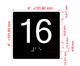 16 Sign with Raised Letters Hpd Sign