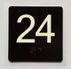 24 Sign with Raised Letters Compliance Sign