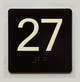 27 Sign with Raised Letters Compliance Sign