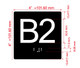 B2 Sign Elevator Jamb Plate Hpd Sign