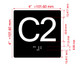C2 Sign Elevator Jamb Plate Hpd Sign