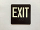 Exit Sign Elevator Jamb Plate Compliance Sign