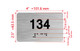 Apartment number 134 Hpd Sign