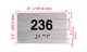 Apartment number 236 Hpd Sign