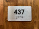Apartment number 437 Compliance Sign