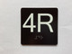 4R Elevator Jamb Plate Compliance Sign