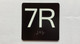 7R Elevator Jamb Plate Safety Sign