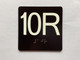 10R Elevator Jamb Plate Compliance Sign