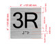 3R Elevator Jamb Plate Hpd Sign