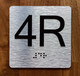 4R Elevator Jamb Plate Safety Sign