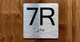 7R Elevator Jamb Plate Ada Sign
