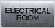 Electrical Room  -Tactile Touch Braille  Back