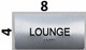 Lounge  -Tactile Touch Braille  Back