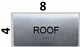 ROOF Floor Number  -Tactile Touch Braille
