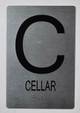 Cellar Floor Number  -Tactile Touch Braille